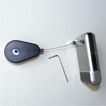 Plastic Tear Shape Security Pull Box Recoiler With Loop Cable End