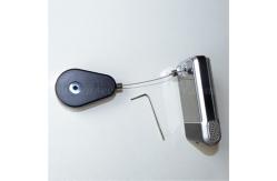 China Plastic Tear Shape Security Pull Box Recoiler With Loop Cable End supplier