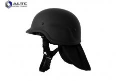 China Light Weight Advanced Combat Helmet Black Ear Backneck Protection supplier
