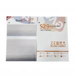 Polyester Fabric Wrapped Square Cover High Quality Manual Zebra Blinds Fabric for sale