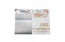 China Polyester Fabric Wrapped Square Cover High Quality Manual Zebra Blinds Fabric supplier