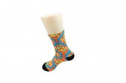 China Elastic Persistent Sweat Absorbent 3D Printed Socks For Adults / Children supplier