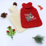 Knitted Jacket Rubber Hot Water Bag , Rubber Douche Bottle 1000ml Kids Classic for sale