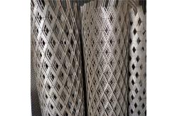 China TLWY 1.2mm Galvanized Flattened Expanded Metal Sheet Steel Mesh For Runways supplier