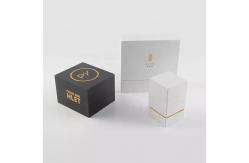 China Custom Black White Cosmetic Perfume Vial Perfume Packaging Box Design Templates supplier