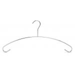 Polished Ultra Thin 17.6x8.0x0.22 Chrome Wire Hangers for sale