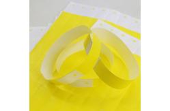 China Bar Coding Dupont Tyvek Paper Wristbands for Swimming Pool Activities supplier