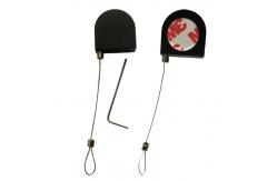 China Retracting Anti Theft Pull Box D Shaped Light Wegith For Jewelry Display supplier