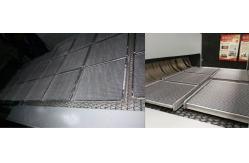 China Height 250mm Mesh Belt 150-600mm/Min Aluminium Radiator Brazing Furnace supplier