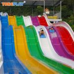 43sqm -78sqm Water Splash Park Equipment Fiberglass Playground Slide