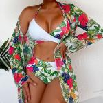 Nylon Three Piece Swimwear Regular Thickness Lady'S Clothing And Accessories for sale
