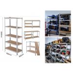 5 Tier Racking Shelves Adjustable Metal Shelves Multi Purpose Boltless 180x90x40CM