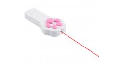 China Paw Shaped 3 In 1 Interactive Red Laser Cat Toy With Lanyard supplier