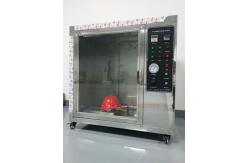 China IS0 3873 Safety Fire Testing Equipment , Helmet Flammability Test Chamber supplier