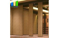 China Ultra High Movable Sound Proof Partition Wall / Banquet Hall Folding Partition Wall supplier