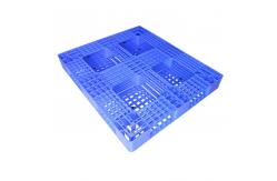 China Stackable 3500Kg Warehouse Plastic Pallet Blue 1000x1000 supplier