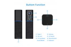 China VGA Lens Tongveo AI Conference Video Camera ROHS With Microphone Speaker supplier