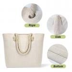 Custom Sublimation Blank Linen Tote Bag For Sublimation Photos Printing