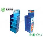 Glossy Surface Floor Standing Displays Customized POP Promotion Carton Paper Cardboard Display for sale