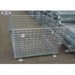 Warehouse Storage Steel Pallet Cages Galvanized Wire Mesh Butterfly Cage for sale