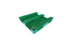 China Green 4 Way Heavy Duty Plastic Pallet Warehouse Use Nestable supplier