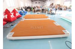 China Double Wall Fabric EVA Inflatable Floating Boat Dock supplier