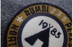 China Circle High Density Custom Embroidered Back Patches supplier