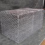 2.7mm Hot Dip Galvanized 80x100mm Woven Gabion Baskets for sale