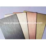 Brushed Anodized 3003 Aluminium Plain Sheet For Switch On / Off Panel for sale