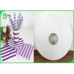 Coated Coating Food Grade Paper Roll SGS Certification For Making Paper Tube for sale