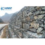High Tensile Wire Mesh Gabion Durable Pvc Coating Rust Proof For Landscaping for sale