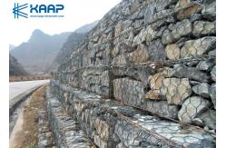 China High Tensile Wire Mesh Gabion Durable Pvc Coating Rust Proof For Landscaping supplier