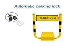 China U Shape Vehicle Parking Reservation Lock , Car Parking Space Barriers 433mhz Frenquency supplier