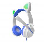 10m Transmission Wireless Cat Ear Headphones With RGB LED Moving Light