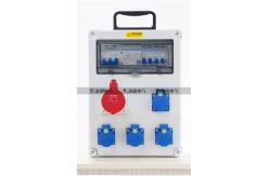 China Flush Mounted Three Phase Distribution Board Panel Grey White supplier