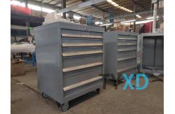 China Metal Tool Box Steel Rolling Tool Cabinet 5 Lockable Drawer Tool Box supplier