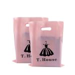 Clothes Hdpe 12x15 Poly Mailers , 53 - 58 Micron Die Cut Handle Bag for sale