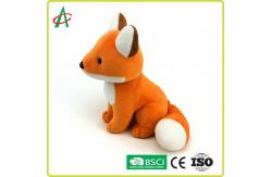 China Polyester Stuffing Furry Plush Mini Fox Stuffed Animal 3 10in supplier