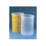 Transparent Straight Bottom Clear Drum Liners , Disposable Rigid Drum Liners for sale