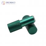 SGS Snap On Empty Aluminum Lipstick Tube Magnetic Color Spraying for sale