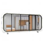 Detachable mobile Capsule House Apple Pod Garden