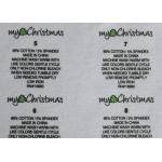 Nontoxic Printable  Heat Transfer Garment Labels Washable Oem Designs