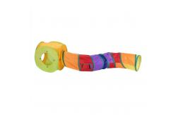 China Interactive Collapsible Cat Tunnel Polyester Fiber supplier