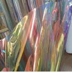 Lady ' S Shoes 137CM Transparent Holographic Fabric
