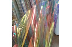 China Lady ' S Shoes 137CM Transparent Holographic Fabric supplier