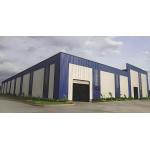Galvanized C Or Z Type Steel Purlin Automated Prefab Warehouse Building With Glass Wool Roof Wall Cladding for sale
