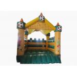 Football Kids Inflatable Bounce House Castle Digital Printing 4 X 4m For Amusement Park for sale