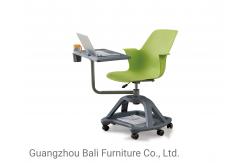 China OEM/ODM PP Plastic Office Table And Chairs With Writing Pad supplier