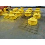 Marine Cast Iron Steel / Mild Steel Tee Head Mooring Bollard With Epoxy Primer Surface for sale