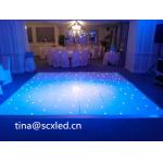 Indoor SMD3535 Sound Active Dj Led Disco Dance Floor Warm White Beam Panels for sale